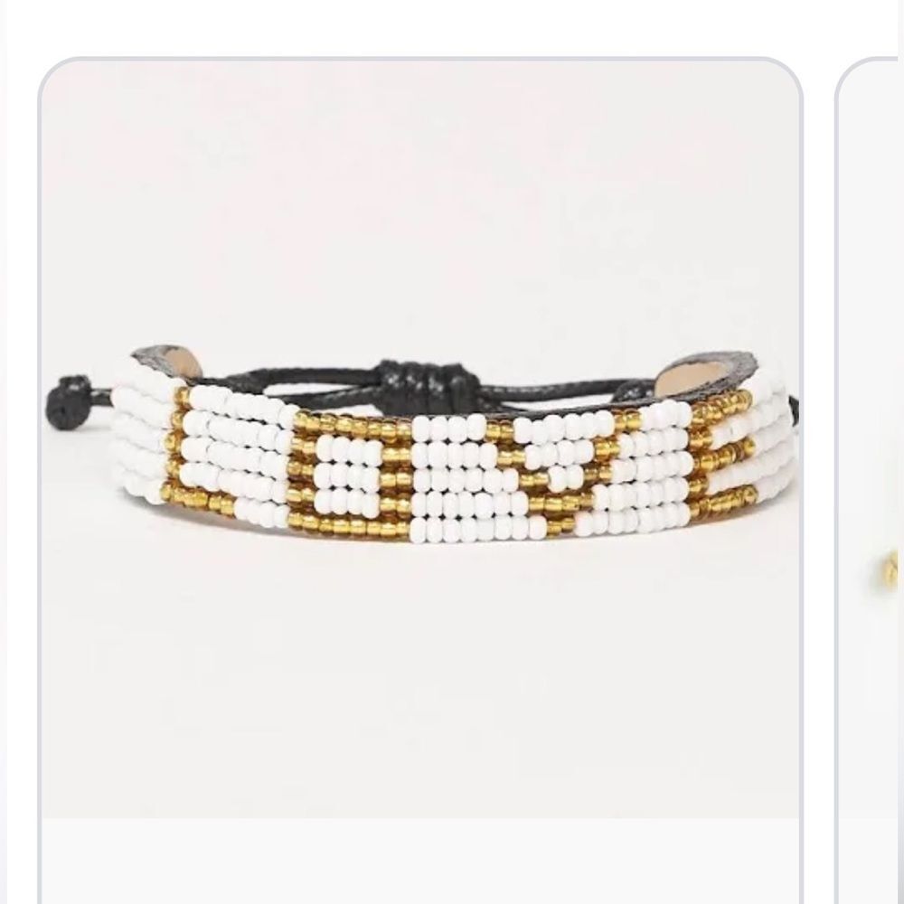 ❤️ NWT Ubuntu Life LOVE Bracelet • Adjustable, Handwoven, Beaded